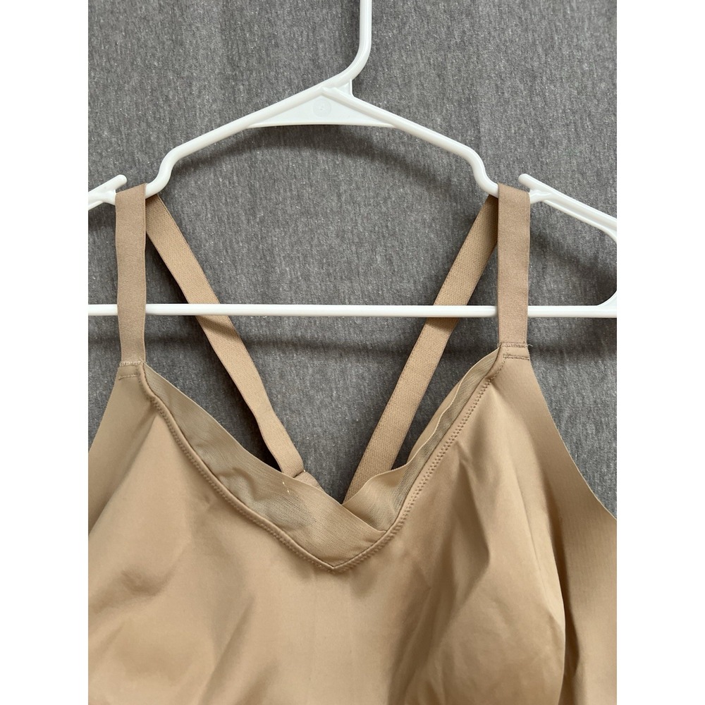 Thirdlove 24/7 Classic Wireless Crossover Minimizer Bra Taupe 38E Unlined Soft